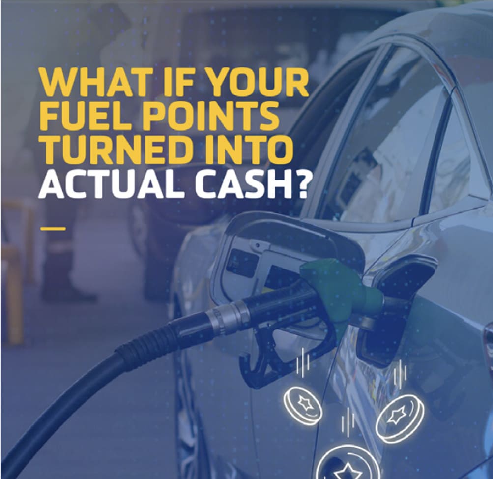 Fuel points turned into cash